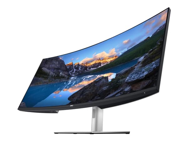 Dell UltraSharp U4021QW - LED-skärm - böjd - 39.7" - 5120 x 2160 WUHD @ 60 Hz - IPS - 300 cd/m² - 1000:1 - 5 ms - 2xHDMI, DisplayPort, Thunderbolt 3 Silver