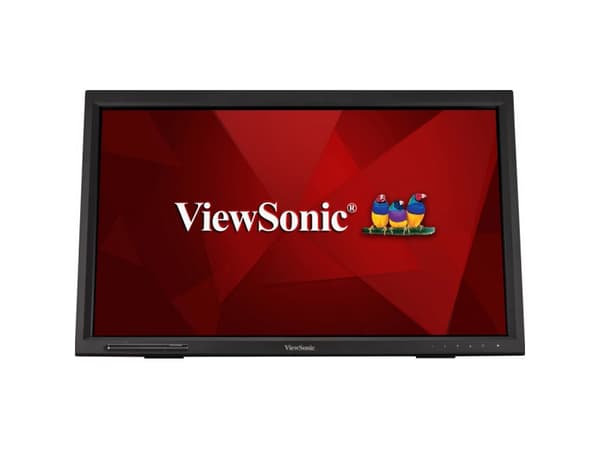 Viewsonic TD2423, 59,9 cm (23.6"), 1920 x 1080 piksler, Full HD, LED, 7 ms, Sort Sort