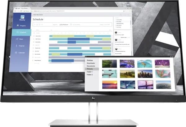 HP E-Series E27q G4 QHD, 68,6 cm (27"), 2560 x 1440 pikseliä, Quad HD, 5 ms, Musta