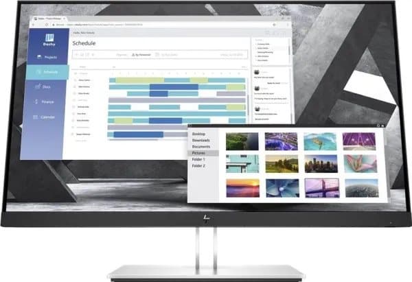 HP E-Series E27q G4 QHD, 68,6 cm (27"), 2560 x 1440 pikseliä, Quad HD, 5 ms, Musta musta