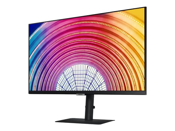 Samsung S32A600NWU - S60A Series - LED-skärm - 32" - 2560 x 1440 QHD @ 75 Hz - VA - 300 cd/m² - 3000:1 - HDR10 - 5 ms - HDMI, DisplayPort - svart