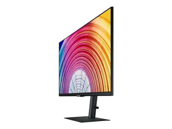 Samsung S32A600NWU - S60A Series - LED-skärm - 32" - 2560 x 1440 QHD @ 75 Hz - VA - 300 cd/m² - 3000:1 - HDR10 - 5 ms - HDMI, DisplayPort - svart
