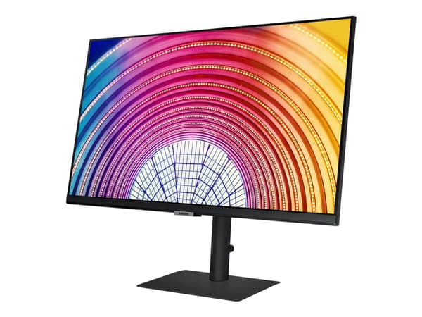 Samsung S32A600NWU - S60A Series - LED-skärm - 32" - 2560 x 1440 QHD @ 75 Hz - VA - 300 cd/m² - 3000:1 - HDR10 - 5 ms - HDMI, DisplayPort - svart