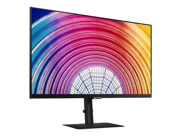 Samsung S32A600NWU - S60A Series - LED-skärm - 32" - 2560 x 1440 QHD @ 75 Hz - VA - 300 cd/m² - 3000:1 - HDR10 - 5 ms - HDMI, DisplayPort - svart Svart