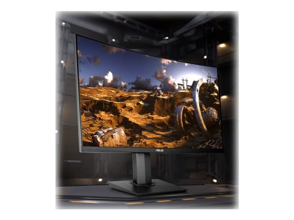 ASUS TUF Gaming VG32VQ1BR - LED-skärm - spel - böjd - 32" - 2560 x 1440 WQHD @ 165 Hz - VA - 250 cd/m² - 3000:1 - 1 ms - 2xHDMI, DisplayPort - högtal