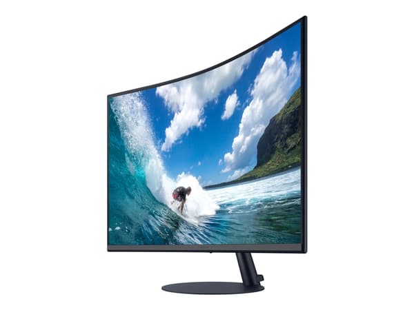 Samsung C32T550FDR 81,3 cm (32") 1920 x 1080 pixlar Full HD Svart, Blå, Grå