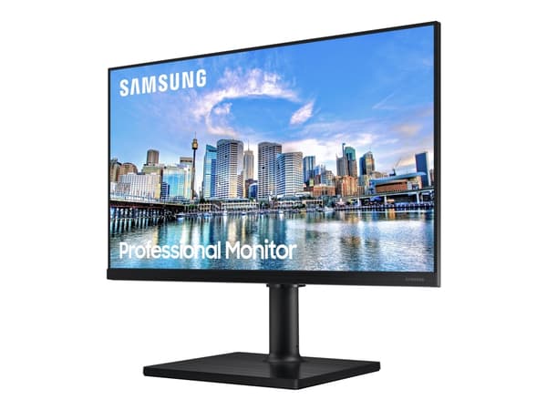 Samsung F24T450FQR - T45F Series - LED-skärm - 24" - 1920 x 1080 Full HD (1080p) @ 75 Hz - IPS - 250 cd/m² - 1000:1 - 5 ms - 2xHDMI, DisplayPort - sv