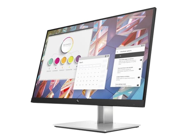 HP E24 G4 - E-Series - LED-skärm - 24" (23.8" visbar) - 1920 x 1080 Full HD (1080p) @ 60 Hz - IPS - 250 cd/m² - 1000:1 - 5 ms - HDMI, VGA, DisplayPor