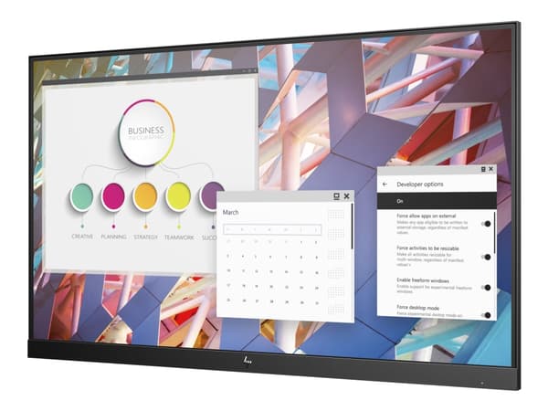 HP E24 G4 - E-Series - LED-skärm - 24" (23.8" visbar) - 1920 x 1080 Full HD (1080p) @ 60 Hz - IPS - 250 cd/m² - 1000:1 - 5 ms - HDMI, VGA, DisplayPor