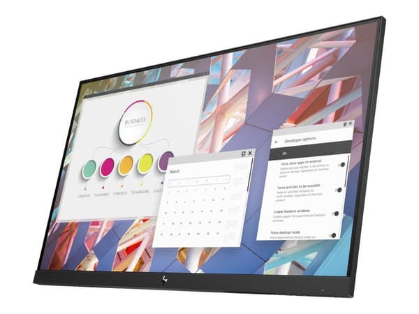 HP E24 G4 - E-Series - LED-skärm - 24" (23.8" visbar) - 1920 x 1080 Full HD (1080p) @ 60 Hz - IPS - 250 cd/m² - 1000:1 - 5 ms - HDMI, VGA, DisplayPor