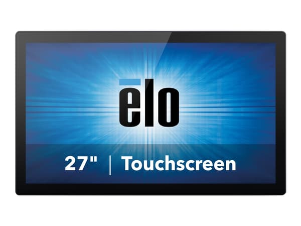 Elo 2794L - LED-skärm - 27" - öppen ram - pekskärm - 1920 x 1080 Full HD (1080p) @ 60 Hz - 300 cd/m² - 3000:1 - 12 ms - HDMI, VGA, DisplayPort - svar