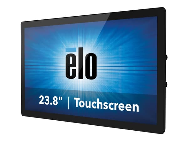 Elo 2494L - LED-skärm - 23.8" - öppen ram - pekskärm - 1920 x 1080 Full HD (1080p) @ 60 Hz - 250 cd/m² - 3000:1 - 16 ms - HDMI, VGA, DisplayPort - sv Svart