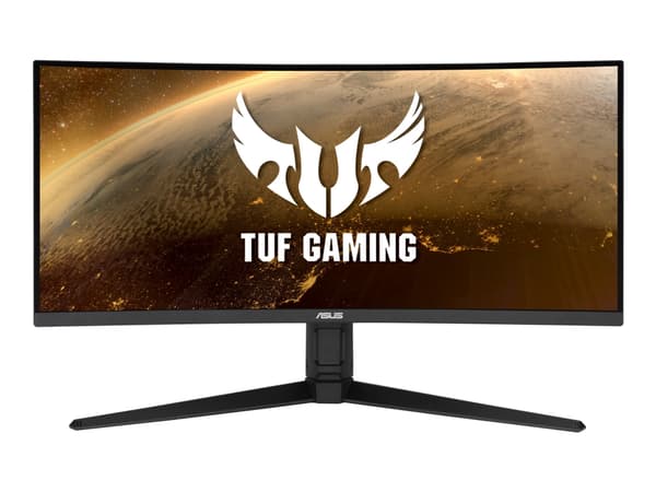 ASUS TUF Gaming VG34VQL1B - LED-näyttö - pelinäyttö - kaareva - 34" - 3440 x 1440 UWQHD @ 165 Hz - VA - 550 cd/m² - 4000:1 - DisplayHDR 400 - 1 ms -