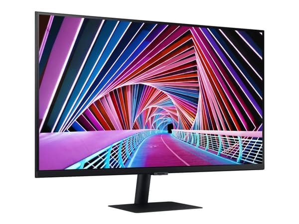 Samsung S32A706NWU - S70A series - LED-skärm - 32" - 3840 x 2160 4K @ 60 Hz - VA - 300 cd/m² - 2500:1 - HDR10 - 5 ms - HDMI, DisplayPort - svart