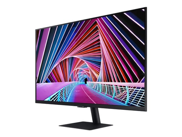 Samsung S32A706NWU - S70A series - LED-skärm - 32" - 3840 x 2160 4K @ 60 Hz - VA - 300 cd/m² - 2500:1 - HDR10 - 5 ms - HDMI, DisplayPort - svart
