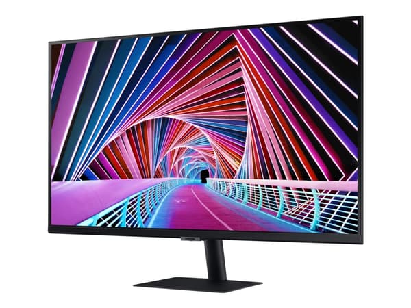 Samsung S32A706NWU - S70A series - LED-skärm - 32" - 3840 x 2160 4K @ 60 Hz - VA - 300 cd/m² - 2500:1 - HDR10 - 5 ms - HDMI, DisplayPort - svart Svart