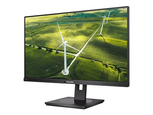 Philips B Line 242B1G - LED-skjerm - 24" - 1920 x 1080 Full HD (1080p) @ 75 Hz - IPS - 250 cd/m² - 1000:1 - 4 ms - HDMI, DVI-D, VGA, DisplayPort - hø Sort