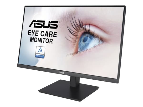 ASUS VA27DQSB - LED-skjerm - 27" - 1920 x 1080 Full HD (1080p) @ 75 Hz - IPS - 250 cd/m² - 1000:1 - 5 ms - HDMI, VGA, DisplayPort - høyttalere - svar