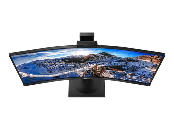 Philips P-line 346P1CRH - LED-skärm - böjd - 34" - 3440 x 1440 WQHD @ 100 Hz - VA - 500 cd/m² - 3000:1 - DisplayHDR 400 - 4 ms - HDMI, DisplayPort, U