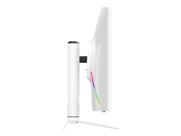 LC Power - LED-skärm - böjd - 38.5" - 2560 x 1440 QHD @ 165 Hz - VA - 350 cd/m² - 3000:1 - DisplayHDR 400 - 1 ms - 2xHDMI, 2xDisplayPort - vit