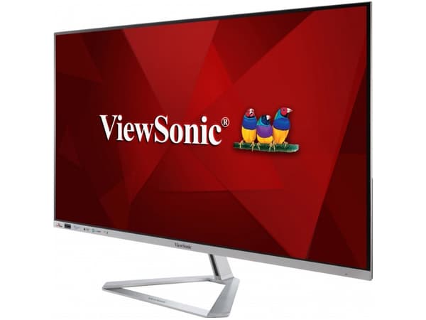 Viewsonic VX-sarja VX3276-2K-mhd-2, 81,3 cm (32"), 2560 x 1440 pikseliä, Quad HD, LED, 4 ms, Sølv