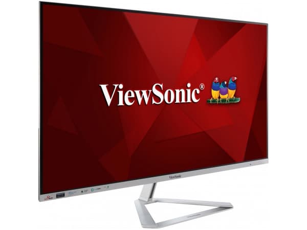 Viewsonic VX-sarja VX3276-2K-mhd-2, 81,3 cm (32"), 2560 x 1440 pikseliä, Quad HD, LED, 4 ms, Sølv
