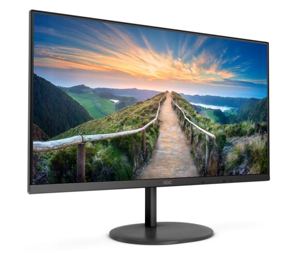 AOC V4 U27V4EA, 68,6 cm (27"), 3840 x 2160 piksler, 4K Ultra HD, LED, 4 ms, Sort