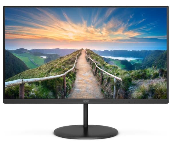 AOC V4 U27V4EA, 68,6 cm (27"), 3840 x 2160 piksler, 4K Ultra HD, LED, 4 ms, Sort