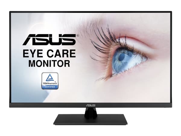ASUS VP32UQ - LED-skjerm - 31.5" - 3840 x 2160 4K UHD (2160p) @ 60 Hz - IPS - 350 cd/m² - 1000:1 - HDR10 - 4 ms - HDMI, DisplayPort - høyttalere