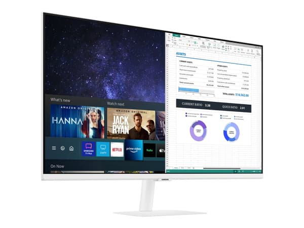 Samsung S32AM501NU - M50A Series - LED-skjerm - Smart - 32" - 1920 x 1080 Full HD (1080p) @ 60 Hz - VA - 250 cd/m² - 3000:1 - HDR10 - 8 ms - 2xHDMI -