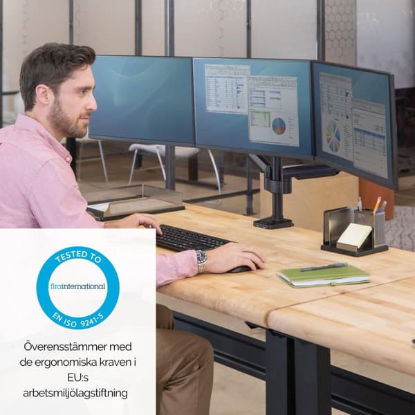 Monitorarm FELLOWES Platinum gas trippel