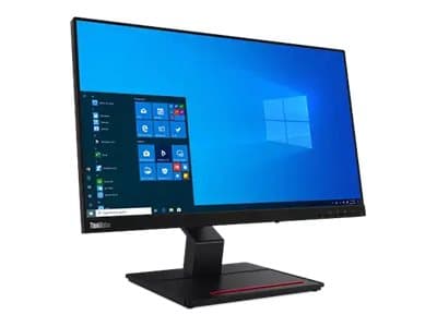 Lenovo ThinkVision T24t-20 - LED-skärm - 24" (23.8" visbar) - pekskärm - 1920 x 1080 Full HD (1080p) @ 60 Hz - IPS - 300 cd/m² - 1000:1 - 4 ms - HDMI