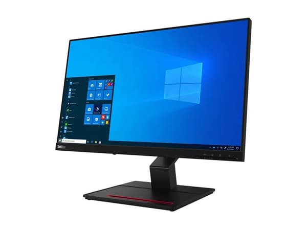 Lenovo ThinkVision T24t-20 - LED-skärm - 24" (23.8" visbar) - pekskärm - 1920 x 1080 Full HD (1080p) @ 60 Hz - IPS - 300 cd/m² - 1000:1 - 4 ms - HDMI