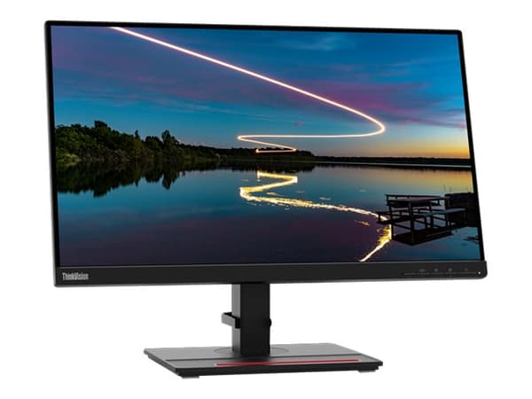 Lenovo ThinkVision T24m-20 - LED-skjerm - 24" (23.8" synlig) - 1920 x 1080 Full HD (1080p) - IPS - 250 cd/m² - 1000:1 - 4 ms - HDMI, DisplayPort, USB