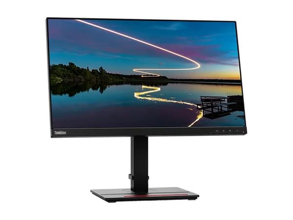 Lenovo ThinkVision T24m-20 - LED-skjerm - 24" (23.8" synlig) - 1920 x 1080 Full HD (1080p) - IPS - 250 cd/m² - 1000:1 - 4 ms - HDMI, DisplayPort, USB