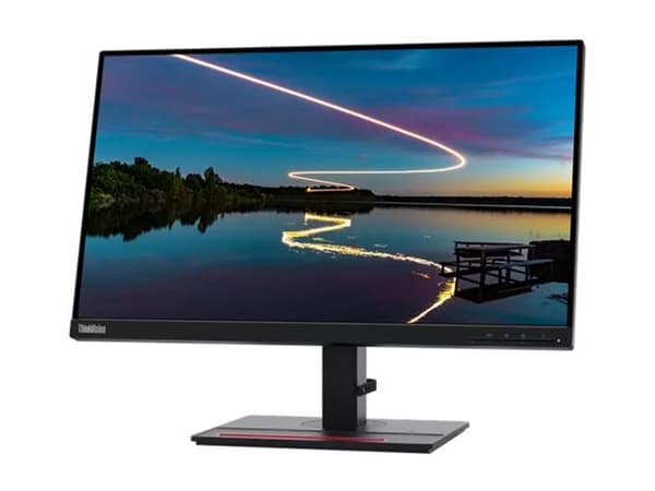 Lenovo ThinkVision T24m-20 - LED-skjerm - 24" (23.8" synlig) - 1920 x 1080 Full HD (1080p) - IPS - 250 cd/m² - 1000:1 - 4 ms - HDMI, DisplayPort, USB
