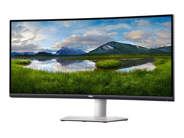 Dell S3422DW - LED-skärm - böjd - 34" - 3440 x 1440 WQHD @ 100 Hz - VA - 300 cd/m² - 3000:1 - 4 ms - 2xHDMI, DisplayPort - högtalare - med 3 års Adva Silver
