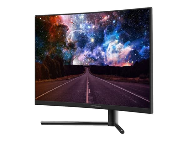 LC Power LC-M27-FHD-240-C - LED-näyttö - kaareva - 27" - 1920 x 1080 Full HD (1080p) @ 240 Hz - VA - 300 cd/m² - 3000:1 - 1 ms - 3xHDMI, DisplayPort musta