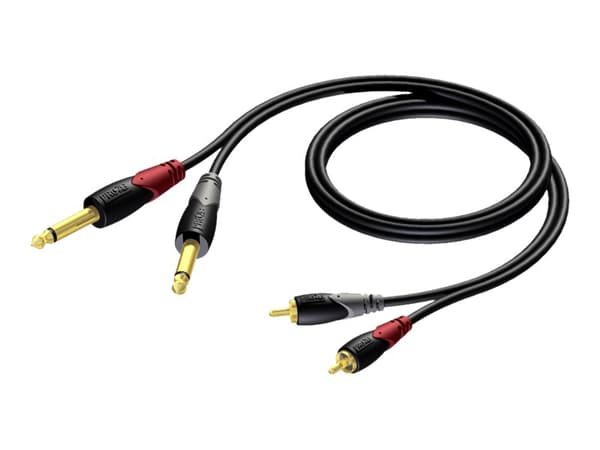 Procab Classic Series CLA631 - Lydkabel - RCA hann til monojakk hann - 1.5 m