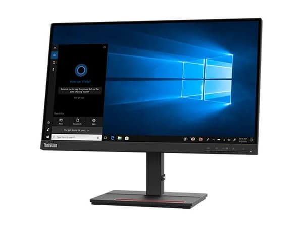 Lenovo ThinkVision S22e-20 - LED-skärm - 21.5" - 1920 x 1080 Full HD (1080p) @ 75 Hz - VA - 250 cd/m² - 3000:1 - 6 ms - HDMI, VGA - korpsvart