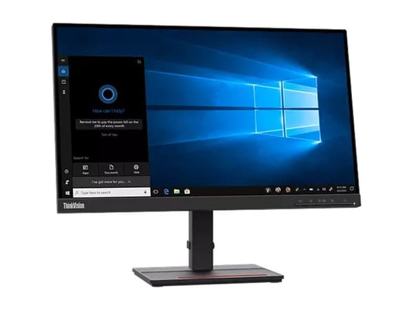 Lenovo ThinkVision S22e-20 - LED-skärm - 21.5" - 1920 x 1080 Full HD (1080p) @ 75 Hz - VA - 250 cd/m² - 3000:1 - 6 ms - HDMI, VGA - korpsvart