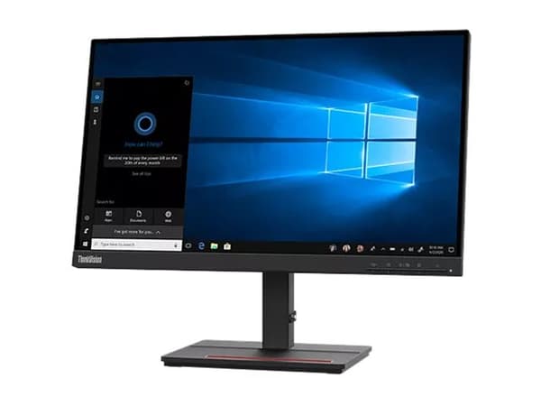 Lenovo ThinkVision S22e-20 - LED-skärm - 21.5" - 1920 x 1080 Full HD (1080p) @ 75 Hz - VA - 250 cd/m² - 3000:1 - 6 ms - HDMI, VGA - korpsvart