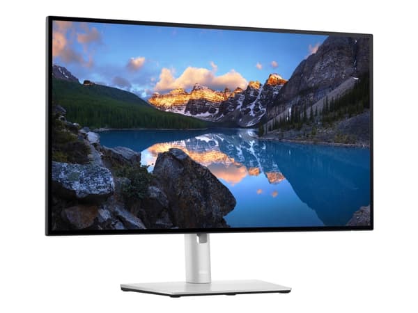 Dell UltraSharp U2722D - LED-skärm - 27" - 2560 x 1440 QHD @ 60 Hz - IPS - 350 cd/m² - 1000:1 - 5 ms - HDMI, DisplayPort - silverplatina - med 3 års