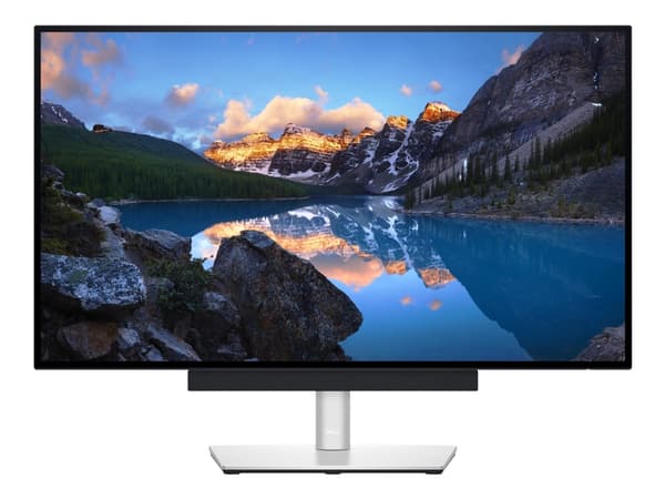 Dell UltraSharp U2722D - LED-skärm - 27" - 2560 x 1440 QHD @ 60 Hz - IPS - 350 cd/m² - 1000:1 - 5 ms - HDMI, DisplayPort - silverplatina - med 3 års