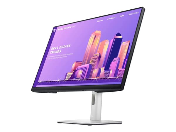 Dell P2722H - LED-skärm - 27 tum - 1920 x 1080 Full HD (1080p) @ 60 Hz - IPS - 300 cd/m² - 1000:1 - 5 ms - HDMI, VGA, DisplayPort - med 3 års avancer
