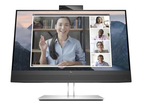 HP E24mv G4 Conferencing Monitor - E-Series - LED-skjerm - 23.8" - 1920 x 1080 Full HD (1080p) @ 60 Hz - IPS - 250 cd/m² - 1000:1 - 5 ms - HDMI, VGA,