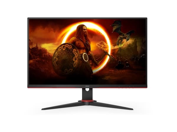 AOC 27G2SAE/BK, 68,6 cm (27"), 1920 x 1080 pixlar, Full HD, LED, 1 ms, Svart, Röd