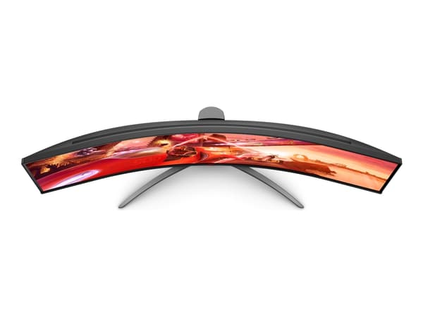 AOC Gaming AG493UCX2 - AGON-sarja - LED-näyttö - pelinäyttö - kaareva - 49" (48,8" katseltavaksi) - 5120 x 1440 Dual Quad HD @ 165 Hz - VA - 550 cd/m