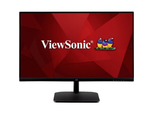Viewsonic VA2432-h, 61 cm (24"), 1920 x 1080 pikseliä, Full HD, LED, 4 ms, Musta musta