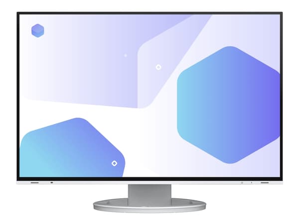 EIZO FlexScan EV2485-WT - LED-skjerm - 24.1" - 1920 x 1200 WUXGA @ 60 Hz - IPS - 350 cd/m² - 1000:1 - 5 ms - HDMI, DisplayPort, USB-C - høyttalere -
